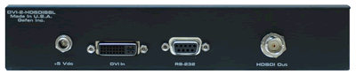 Gefen DVI to HDSDI Scaler Box Backside