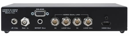 Gefen HD-SDI to HDMI Scaler Box Backside