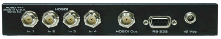 Gefen HD-SDI Switcher Backside
