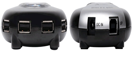 Gefen 4 Port USB Hub Backview