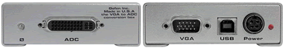 Gefen VGA to ADC Converter Box Side Views