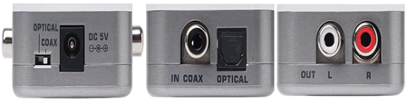 Gefen Audio to Analog Adapter Sideviews