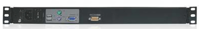 IOGEAR LCD Combo Console Backview