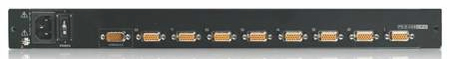 IOGEAR 8 Port LCD Combo KVM Backview