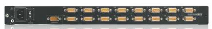 IOGEAR 16 Port LCD Combo KVM Backview