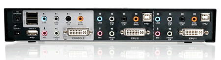 IOGEAR GCS1782 DVI KVMP Switch Back View