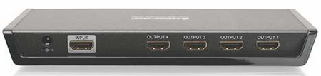 IOGEAR 4 Port HDMI Splitter Backview