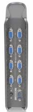 IOGEAR 8 Port Video Splitter Backview