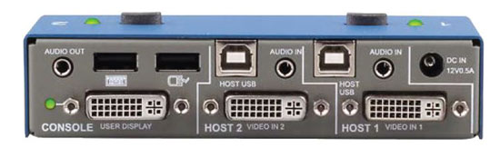 SmartAVI 2 Port DVI-I Secure KVM Switch with Audio - Thumbnail 3