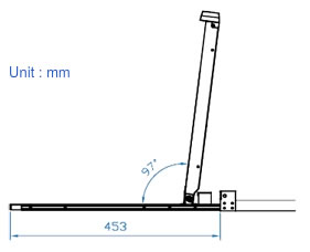 L-120 Series Rackmount LCD Diagram