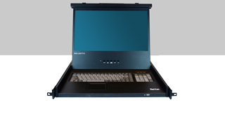 Raritan MasterConsole Digital Rack LCD Console + KVM Switch