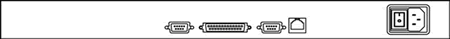 Rackmount Console Terminal Backside