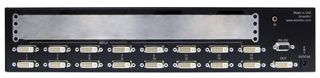 SmartAVI DVI-D Switch Back View