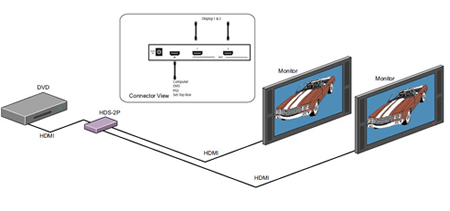 SmartAVI HDS-2P Application Diagram