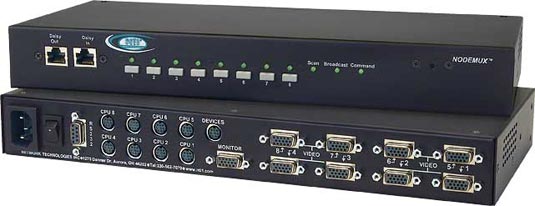 NTI RACKMUX-D17-N-16DVIHD Tilt Drawing