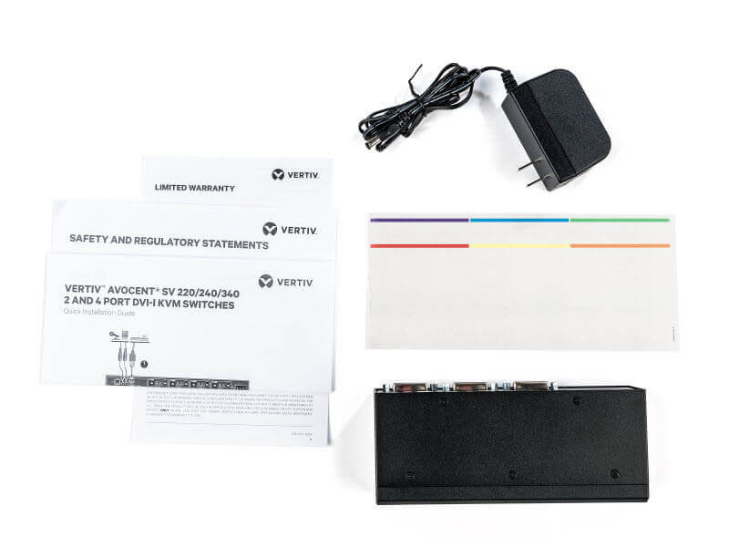 Avocent Vertiv SV220 Whats Included? Package contents
