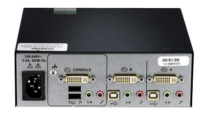 Avocent SwitchView SC320-001 Secure KVM Switch Back View
