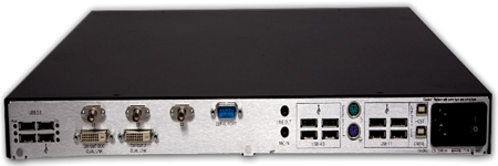Thinklogical Velocitykvm-8 Receiver Backview