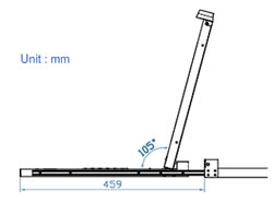W Series Rackmount LCD Diagram
