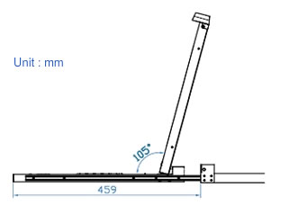 WS-119 Rackmount LCD Monitor Series Diagram