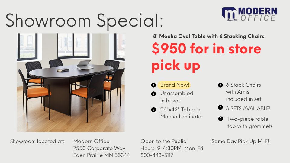 mocha table and 6 chairs set