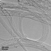 CVD method SWNT TEM image