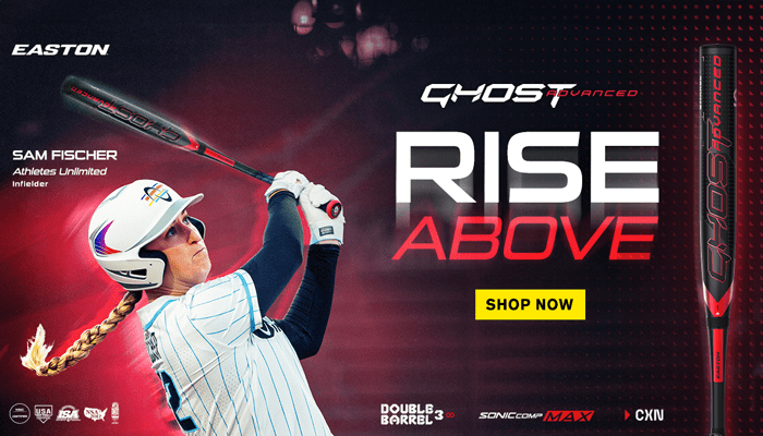 Batte De Softball Easton Ghost Advanced (-10) – 32″ 22 Oz – Adulte