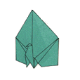 peacock origami