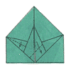 peacock origami