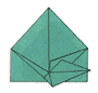 peacock origami