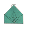 peacock origami