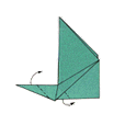 peacock origami