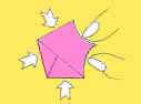 Lucky star origami