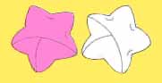 Lucky star origami
