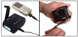 3 LED Micro Dynamo Charger Flashlight