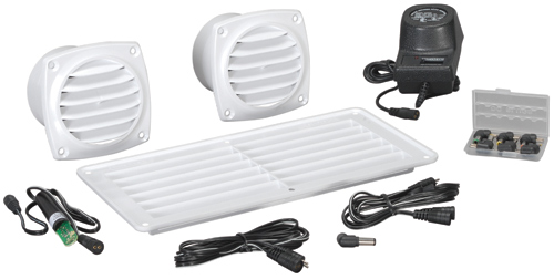 RECESSED PLASMA TV VENT COOLING SYSTEM