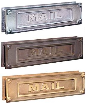 Deluxe Brass Mail Slots