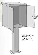 Pedestal Drop Box