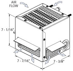 12 Volt Cab Heater 12,500 BTU