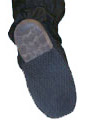 Powersport overboots open heel for traction