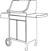Cart BBQ Grill Cover