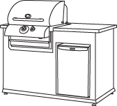 Island Grill Top Cover