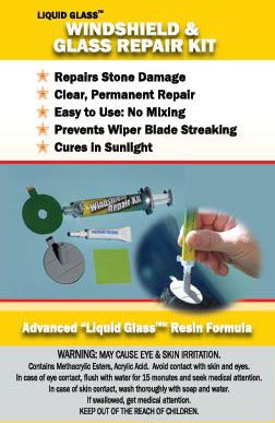 Windshield Glass Repair Kit