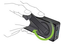 Smart Phone Hand Crank Back-Up Power USB Battery Charger