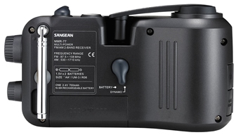Sangean MMR-77 AM/FM Emergency Radio with Dynamo Power