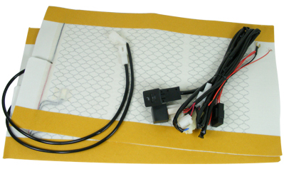 Single Seat Heater Kit with Illuminated 5-Position Thumb Dial Switch
