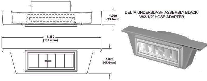 Heater Under Dash Vent