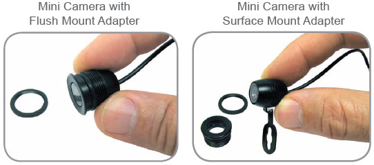 Worlds Smallest Waterproof Camera - Surface or Flush Mount