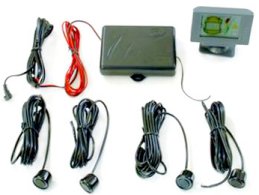 Rear Obstacle Sensor, the system detects the obstacle distance then provides sound warning and light display signal with direction to a wireless display