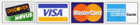 We accept VISA, MC, AMEX and Discover